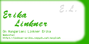 erika linkner business card